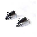 FTK black minnow jig head fishing lure soft pike lure 5g/12g/ 25g bass fishing shad soft bait boat code seabass bait for Zand