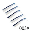 FTK black minnow jig head fishing lure soft pike lure 5g/12g/ 25g bass fishing shad soft bait boat code seabass bait for Zand