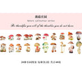 40pcs/pack Refreshing Plants Flower Sticker Decoration Stickers Diary Scrapbooking Label Sticker Stationery