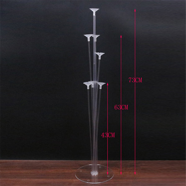 1set 40 Birthday Balloon Stand Stick DIY Unicorn Party Decoration Latex Balloons Table Floating Letter Balloons Supporting Rod