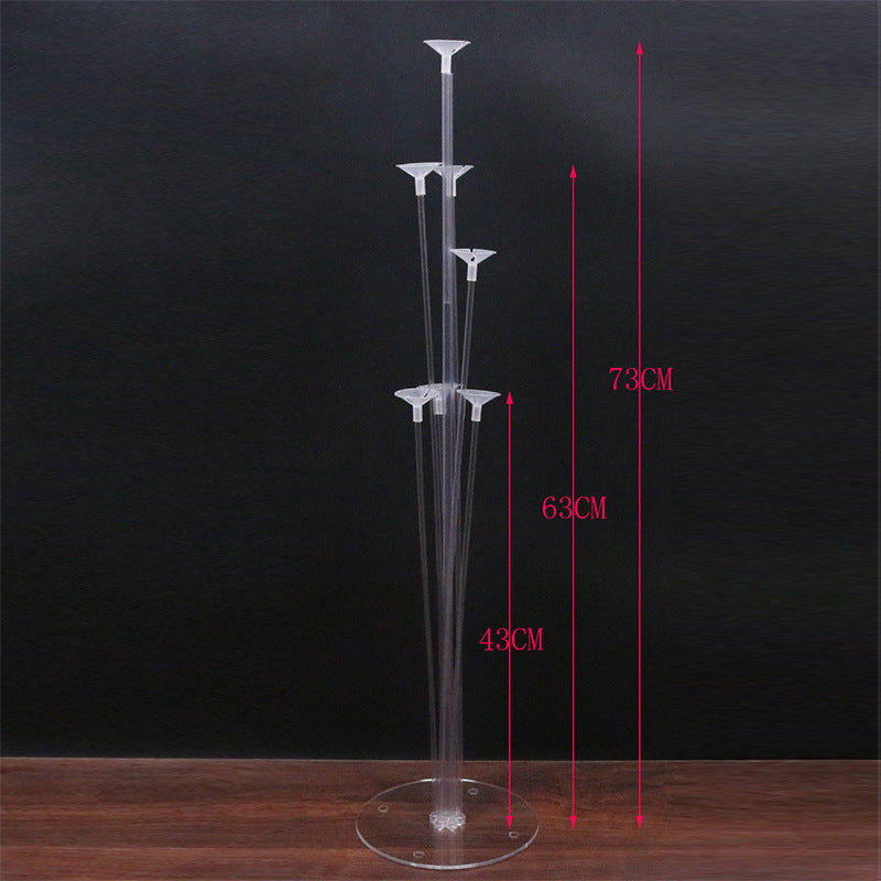 1set 40 Birthday Balloon Stand Stick DIY Unicorn Party Decoration Latex Balloons Table Floating Letter Balloons Supporting Rod