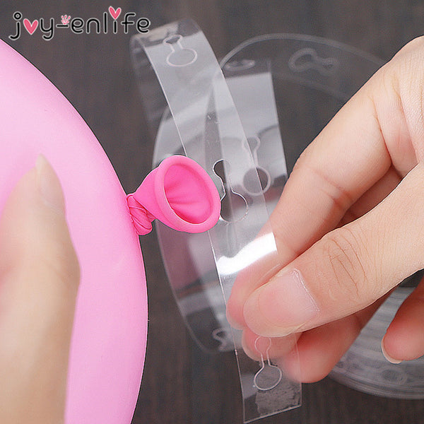 JOY-ENLIFE 5M Ballons Accessories Balloon Chain 110 Holes Wedding Birthday Balloons Ribbon Backdrop Decoration Seal Accessories