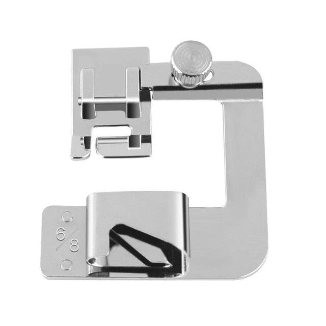 13-25mm Domestic Sewing Machine Foot Presser Hem Crimping Feet for Brother Singer Sewing Accessories