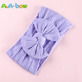 1pcs Cable Knit Nylon Bow Headwrap, One size fits all nylon headbands, wide nylon headbands, baby headbands, Knot bow headwear