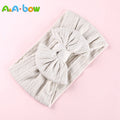 1pcs Cable Knit Nylon Bow Headwrap, One size fits all nylon headbands, wide nylon headbands, baby headbands, Knot bow headwear
