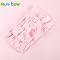1pcs Cable Knit Nylon Bow Headwrap, One size fits all nylon headbands, wide nylon headbands, baby headbands, Knot bow headwear