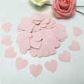 100pcs Glittler Rose Gold 3cm Heart Paper Confetti Wedding Card Paper Confettis Birthday Party Supplies Baby Shower Decor