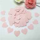 100pcs Glittler Rose Gold 3cm Heart Paper Confetti Wedding Card Paper Confettis Birthday Party Supplies Baby Shower Decor