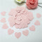 100pcs Glittler Rose Gold 3cm Heart Paper Confetti Wedding Card Paper Confettis Birthday Party Supplies Baby Shower Decor