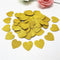 100pcs Glittler Rose Gold 3cm Heart Paper Confetti Wedding Card Paper Confettis Birthday Party Supplies Baby Shower Decor