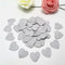 100pcs Glittler Rose Gold 3cm Heart Paper Confetti Wedding Card Paper Confettis Birthday Party Supplies Baby Shower Decor
