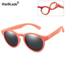 WarBlade 2020 New Kids Polarized Sunglasses Round Children Sun Glasses Boys Girl Safety Glasses Baby Infant Shades Eyewear UV400