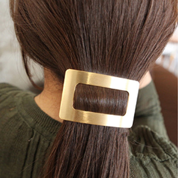 1PC Metal Snap Hair Clips For Women Hairpin Korean Hairclips Hair Barrette Ponytail Holder Girls Hair Accessories Hairgrips
