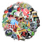 100 cool skateboard fashion Stickers For Suitcase Skateboard Laptop Luggage Fridge Phone Car Styling DIY Decal waterproof