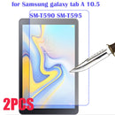 2PCS Tempered Glass Screen Protector for Samsung Galaxy Tab A 10.1 2019 T510 T515 SM-T510 SM-T515 10.5 SM-T580 T590Scratch Proof