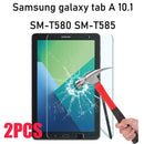 2PCS Tempered Glass Screen Protector for Samsung Galaxy Tab A 10.1 2019 T510 T515 SM-T510 SM-T515 10.5 SM-T580 T590Scratch Proof