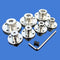 3mm/3.17mm/4mm/5mm/6mm/6.35mm/7mm/8mm/10mm/11mm/12mm/14mm Rigid Flange Coupling Motor Guide Shaft Coupler Motor Connector