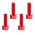 4 Pieces Water Bottle Cage Bolts Holder Screws Hex Socket Screws Aluminum Alloy Bicycle Accessories 7 Colors