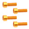 4 Pieces Water Bottle Cage Bolts Holder Screws Hex Socket Screws Aluminum Alloy Bicycle Accessories 7 Colors