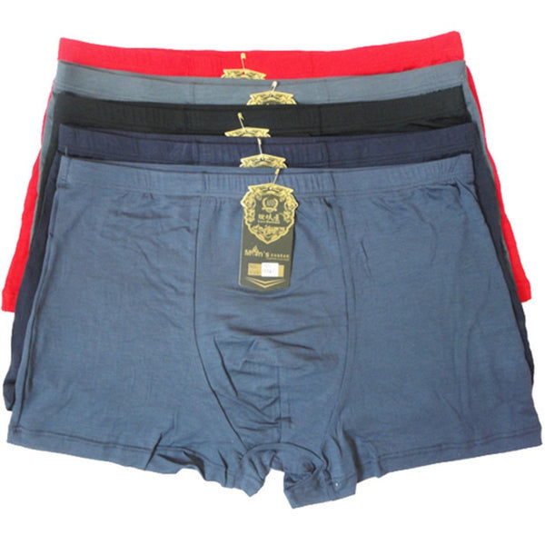 Fasion High Quality Bamboo Underwear Men XL XXL XXXL XXXXL 5XL 6XL 7XL Size Men Boxer Underwear Plus Size Flat Feet Panties