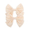 2019 Lovely Baby Girls Print Flower Bohemian Style Bow BB Hair Clips Headwear Children Cute Cotton Hairpins Hair Accessories