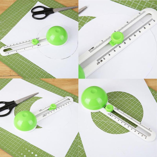 Round Cutting Knife Patchwork Compass Circle Cutter Scrapbooking Cutters for DIY paper-cutting