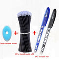 53Pcs/lot 0.38mm Erasable Washable Pen Refill Rod for Handle Blue/Black Ink Gel Pen School Office Writing Supplies Stationery