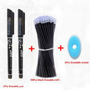 53Pcs/lot 0.38mm Erasable Washable Pen Refill Rod for Handle Blue/Black Ink Gel Pen School Office Writing Supplies Stationery