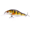 TREHOOK 4g/11g/22g Black Minnow Wobblers Pike Fishing Lure Artificial Bait Hard Swimbait Mini Crankbaits Fishing Tackle Lures