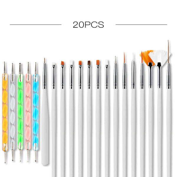 ROSALIND Nail Brush All For Manicure Brush Set Gel Nail Polish Painting Dotting Pen Gel Varnishes Tools Kit Manicure Pens