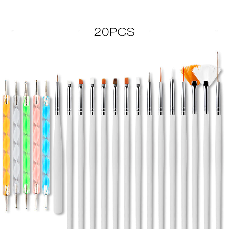 ROSALIND Nail Brush All For Manicure Brush Set Gel Nail Polish Painting Dotting Pen Gel Varnishes Tools Kit Manicure Pens