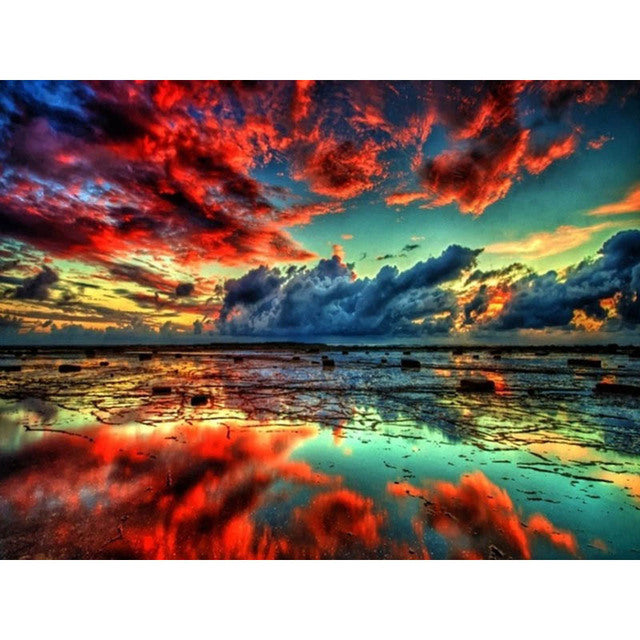 New Arrival Round Drill Diy Diamond Painting Cross Ctitch Kits 5D Diamond Mosaic Embroidery Landscape animal Mosaic Painting