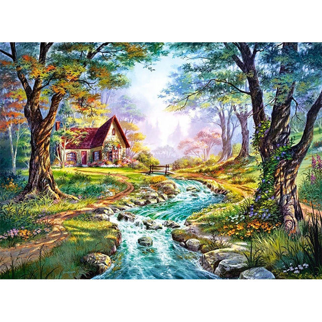 New Arrival Round Drill Diy Diamond Painting Cross Ctitch Kits 5D Diamond Mosaic Embroidery Landscape animal Mosaic Painting