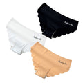 Panties For Women Seamless Panty Set Solid Invisible Underwear Sexy Low Waist Briefs Women's Underpants Lingerie Dropship 3 Pcs