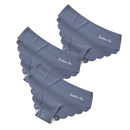 Panties For Women Seamless Panty Set Solid Invisible Underwear Sexy Low Waist Briefs Women's Underpants Lingerie Dropship 3 Pcs