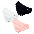 Panties For Women Seamless Panty Set Solid Invisible Underwear Sexy Low Waist Briefs Women's Underpants Lingerie Dropship 3 Pcs