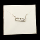 Arab Style Crystal Bead Pendant Necklace For Women Dainty Wedding Jewelry Stainless Steel Rose Gold 3 Dot On Oval Necklace Colar