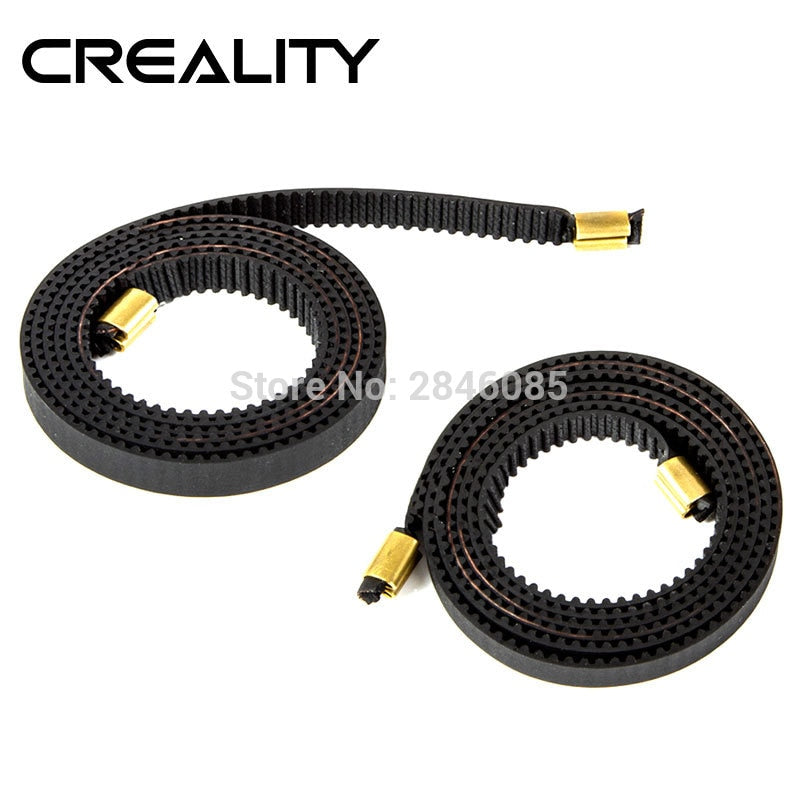 CREALITY 3D Black Rubber GT2-6mm open timing belt X Axis 765mm+Y Axis 720mm Length Belt Replacement For Ender-3 Printer