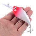 1pcs Crank Fishing Lure Artificial Hard Baits 10cm/15g Crankbait Jerkbait Wobbler Fishing Tackle Good Treble Hooks Tackle