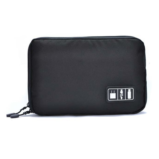 Gadget Cable Organizer Storage Bag Travel Electronic Accessories Cable Pouch Case USB Charger Power Bank Holder Digitals Kit Bag