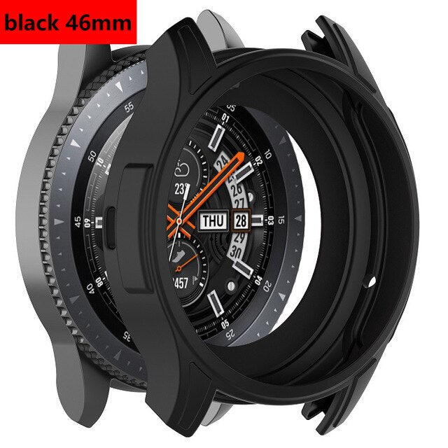 Gear S3 Frontier Case For Samsung Galaxy Watch 46mm band gear S3 Silicone Protect Cover Protective shell Watch Accessories