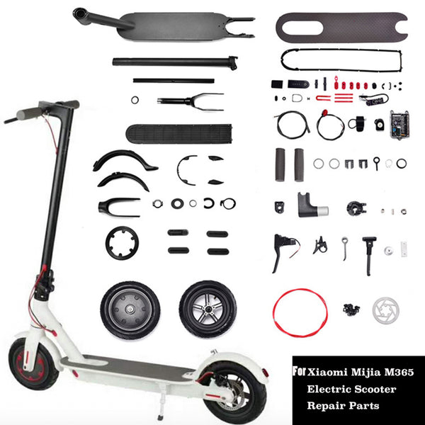 Electric Scooter Parts for Xiaomi M365 Fender Kickstand Light Dashboard Mainboard Disc Brakes for Xiaomi M365 Pro Repair Part