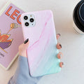 Candy Color Marble Phone Case For iPhone 11 Pro Max XR XS Max 6 6S 7 8 Plus X