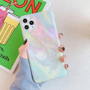 Candy Color Marble Phone Case For iPhone 11 Pro Max XR XS Max 6 6S 7 8 Plus X