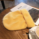 VISROVER  9 colorways new Autumn winter solid color real cashmere beanies for woman cashmere unisex Warm knitted hat wholesales