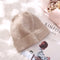 VISROVER  9 colorways new Autumn winter solid color real cashmere beanies for woman cashmere unisex Warm knitted hat wholesales