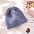 VISROVER  9 colorways new Autumn winter solid color real cashmere beanies for woman cashmere unisex Warm knitted hat wholesales