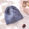VISROVER  9 colorways new Autumn winter solid color real cashmere beanies for woman cashmere unisex Warm knitted hat wholesales