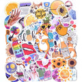 50PCS Cool Summer Vsco Stickers Pack Pink Girl Anime Stiker For Children On The Laptop Fridge Phone Skateboard Suitcase Sticker