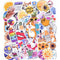 50PCS Cool Summer Vsco Stickers Pack Pink Girl Anime Stiker For Children On The Laptop Fridge Phone Skateboard Suitcase Sticker